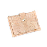 Natural Cork Small Wallet with Zipper Coin Pocket Bag-2233