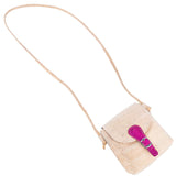 Cork Phone Crossbody Bag – Lightweight Mini Vegan Shoulder Bag in Natural Cork