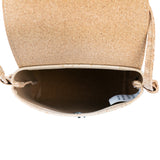Cork Phone Crossbody Bag – Lightweight Mini Vegan Shoulder Bag in Natural Cork