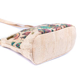 Multi-Pocket Cork Crossbody Bag with Adjustable Shoulder Strap BAG-2394