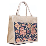 Floral Cork & Jute Tote Handbag BAG-2381