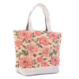 Small Cork Tote Handbag with Zipper BAG-2380