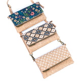 Vegan Cork Mini Crossbody Clutch BAG-2373