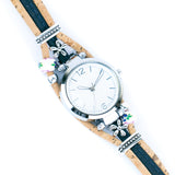 Natural Cork Line Handmade Ladies Fashion Watch