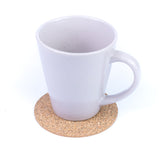 10pcs Natural Cork Coasters  - Heat-Resistant Drink Mats L-1168-10