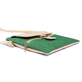 Cork Crossbody Bag - Vegan Fold-Over Messenger Bag BAGP-346