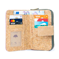 Medium-Sized Women’s Cork Wallet – RFID Protected