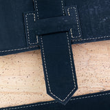 Cork Crossbody Bag Double-Sided – Natural Cork Vegan Bag with Detachable Strap