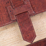 Cork Crossbody Bag Double-Sided – Natural Cork Vegan Bag with Detachable Strap