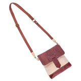 Cork Crossbody Bag Double-Sided – Natural Cork Vegan Bag with Detachable Strap