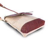Cork Crossbody Bag Double-Sided – Natural Cork Vegan Bag with Detachable Strap