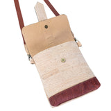 Cork Crossbody Bag Double-Sided – Natural Cork Vegan Bag with Detachable Strap