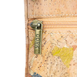 Cork Crossbody Bag with Triple Zippers – Lightweight Vegan Bag from Portugal