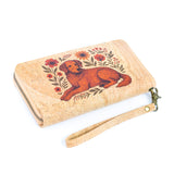 Eco-Friendly Cork Wallet – Animal Floral Design BAG-2020-ABCDE