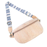 Cork Crossbody Belt Bag with Strap Options