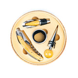 Cork Wine Accessory Gift Set – 4-Piece Eco-Friendly Box for Wine Lovers