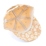 Women’s Cork Baseball Cap – Daisy Print Eco Style