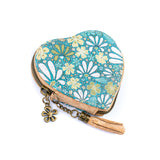 Heart-Shaped Cork Coin Purse with Tassel