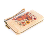 Eco-Friendly Cork Wallet – Animal Floral Design BAG-2020-ABCDE