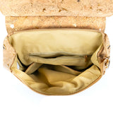 Cork Backpack with Gold Flecks – Eco-Friendly Vegan Bag BAG-2096