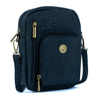 Cork Crossbody Phone Bag – Adjustable Vegan Shoulder Purse with Multi-Pockets
