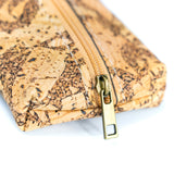Cork Pencil Case Pack of 5 – Lightweight Eco-Friendly Zipper Pouches