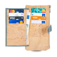Cork Wallet with Card Slots & Coin Pocket