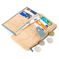 Cork Wallet with Card Slots & Coin Pocket