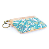 Small Cork Coin Purse with Key Ring