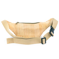 Natural Cork Waist Bag with Adjustable Strap – Lightweight Vegan Fanny Pack