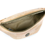 Natural Cork Waist Bag with Adjustable Strap – Lightweight Vegan Fanny Pack