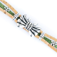 Natural Cork Bow Bracelet – Handmade Portuguese Cork Jewelry
