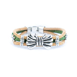 Natural Cork Bow Bracelet – Handmade Portuguese Cork Jewelry