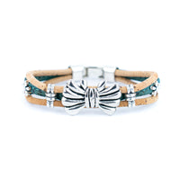 Natural Cork Bow Bracelet – Handmade Portuguese Cork Jewelry