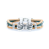 Natural Cork Bow Bracelet – Handmade Portuguese Cork Jewelry