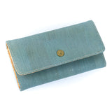 Women’s Natural Cork Long Wallet – Sustainable Vegan Wallet with Multiple Compartments