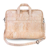 Cork Laptop Bag with Shoulder Strap - Vegan Leather Briefcase BAGP-262A