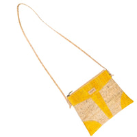 Slim Cork Crossbody Bag for Women – Lightweight Vegan Minimalist Purse