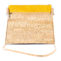 Slim Cork Crossbody Bag for Women – Lightweight Vegan Minimalist Purse