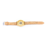 Corkadia Women's Bee Motif Cork Strap Watch - Natural & Unique