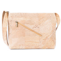 Premium Natural Cork Crossbody Bag – Thickened & Minimalist Design