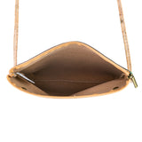 Cork Crossbody Bag with Zipper - Vegan Shoulder Bag BAGP-355