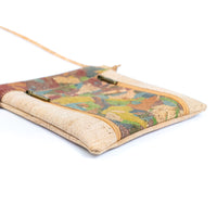 Cork Crossbody Bag with Dual Front Zippers – Compact & Sustainable BAGP-319