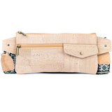 Cork Belt Bag with Interchangeable Strap - Vegan Leather Fanny Pack BAGP350A