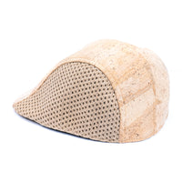 Vintage Cork Flat Cap - European Style