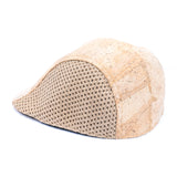 Vintage Cork Flat Cap - European Style