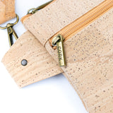 Cork Belt Bag with Interchangeable Strap - Vegan Leather Fanny Pack BAGP350A
