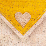 Cork Tote Bag with Heart – Eco-Friendly Vegan Shoulder Bag BAGP-358