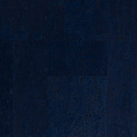 Solid Blue Cork Fabric Premium Eco | Corkadia