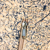 Eco-Friendly Cork Tote Bag with Marble Print - Vegan Leather Shoulder Bag BAGP-340